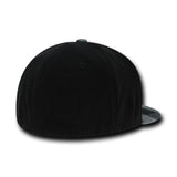 Decky 903 - Structured Plaid Flex Cap, Flat Bill Hat