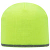 Otto 9 Inch Classic Knit Beanie w/ Reflective Stripe, Acrylic Knit Cap - 91-1237