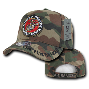 United States Marine Corps Camo Hat, USMC Baseball Cap, US Marines Hat - Rapid Dominance 940