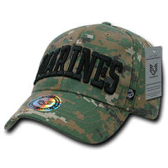 United States Marine Corps Digital Camo Hat, USMC Baseball Cap, US Marines Hat - Rapid Dominance 943 - 