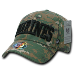 United States Marine Corps Digital Camo Hat, USMC Baseball Cap, US Marines Hat - Rapid Dominance 943 - Picture 1 of 3