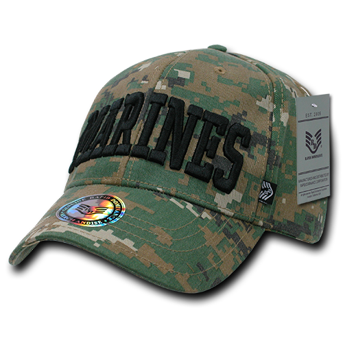 United States Marine Corps Digital Camo Hat, USMC Baseball Cap, US Marines Hat - Rapid Dominance 943