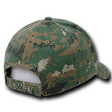 Digital Camo SWAT Hat Baseball Cap Police Camouflage - Rapid Dominance 943