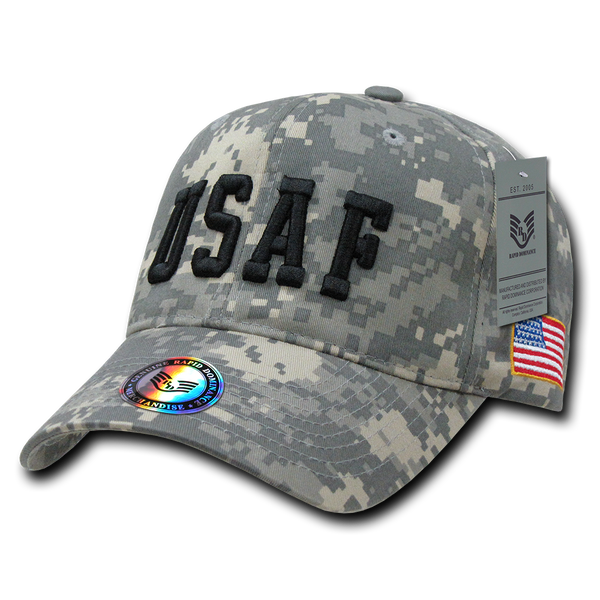 US Air Force Digital Camo Hat, Air Force Baseball Cap, USAF Hat - Rapid Dominance 944