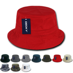 Lot of 12 Decky Polo Bucket Hats, Fisherman Hats Bulk