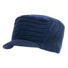Decky 963 - Flat Top Hybricap, Knit Beanie Cap