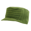Decky 963 - Flat Top Hybricap, Knit Beanie Cap