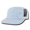 Seersucker 5-Panel Racer Racing Jockey Hat Camper Cap - Decky 983