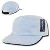 Seersucker 5-Panel Racer Racing Jockey Hat Camper Cap - Decky 983