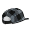 Decky 984 5-Panel Racer Racing Jockey Hat, Camper Cap Buffalo Plaid