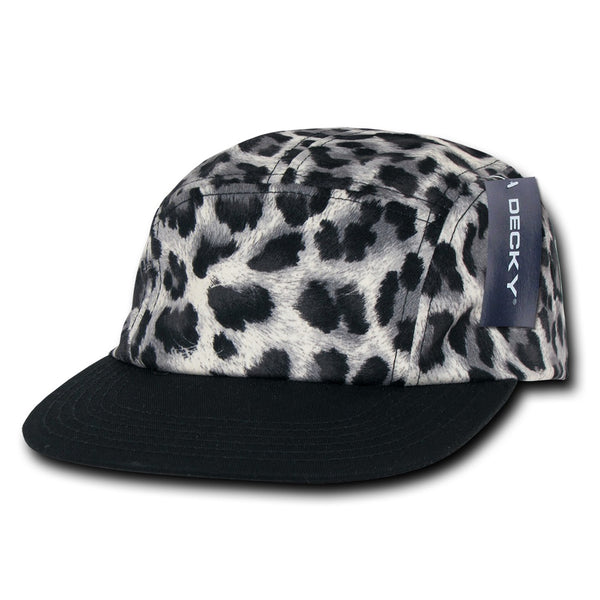 Decky 986 5-Panel Animal Pattern Racer Racing Jockey Hat Camper Cap