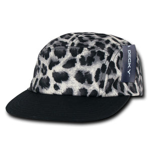 Decky 986 5-Panel Animal Pattern Racer Racing Jockey Hat Camper Cap - 