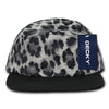 Decky 986 5-Panel Animal Pattern Racer Racing Jockey Hat Camper Cap
