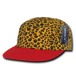 Decky 986 5-Panel Animal Pattern Racer Racing Jockey Hat Camper Cap