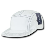 Decky 997 5-Panel Contrast Stitch Racer Racing Jockey Hat Camper Cap