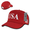 USA America Golf Hats, US Flag Baseball Caps - A091