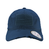 Vintage USA Flag Patch Cap, US Flag Dad Hat, America - Rapid Dominance A18