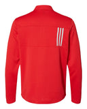 Adidas A482 3-Stripes Double Knit Quarter-Zip Pullover
