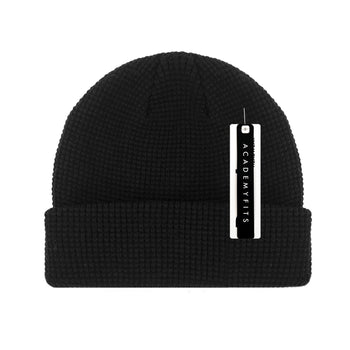 Academy Fits Waffle Beanie Knit Cap - 6010