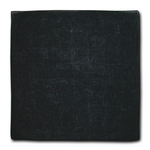 Bandanas, 100% Cotton, Black Solid Color, Plain, Blank Bandannas, Bandana, Bandanna, Size: 22" x 22" - Picture 1 of 1