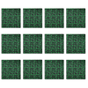 Bandanas - 12 Pack, 100% Cotton, Green Leaf - Bandannas, Bandana, Bandanna, Size: 22