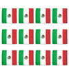 Bandanas - 12 Pack, 100% Cotton, Mexico Flag - Bandannas, Bandana, Bandanna, Size: 22