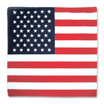 Bandanas - 12 Pack, 100% Cotton, US Flag - Bandannas, Bandana, Bandanna, USA America, Size: 22" x 22" - Picture 2 of 2