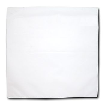 Bandanas, 100% Cotton, White, Solid Color, Plain, Blank Bandannas, Bandana, Size: 22" x 22"