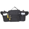 Everest Dual Squeeze Hydration Waist Bottle Fanny Pack Black