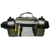 Everest Dual Squeeze Hydration Waist Bottle Fanny Pack Moss-Grey-Black