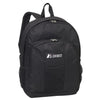 Everest Backpack with Front & Side Pockets Black