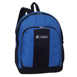 Everest Backpack with Front & Side Pockets Royal/Black