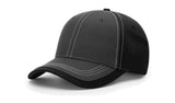 Richardson 275 - Charcoal Front with Contrast Stitching Cap