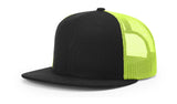 Richardson Wool Blend Flat Bill Trucker Hat, Snapback - 511