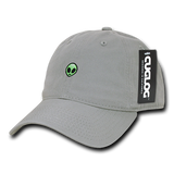 Alien UFO Baseball Cap Dad Hat, 100% Cotton, Grey