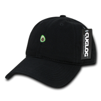 Avocado Guacamole Baseball Cap Dad Hat, 100% Cotton, Black
