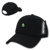 Avocado Guacamole Baseball Cap Dad Hat, 100% Cotton, Black