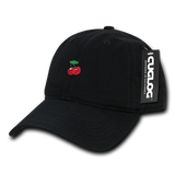 Cherry Cherries Baseball Cap Dad Hat, Black