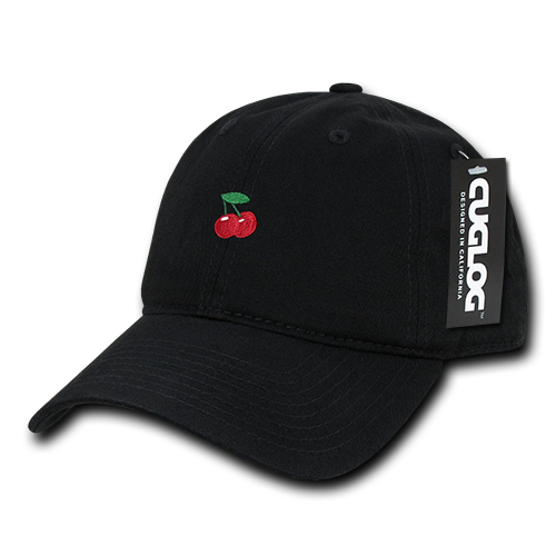 Cherry Cherries Baseball Cap Dad Hat, Black