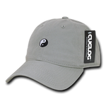Yin Yang Baseball Cap Dad Hat, Grey - Picture 1 of 3