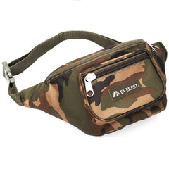 Everest Woodland Camouflage Waist Fanny Pack C044KD - 