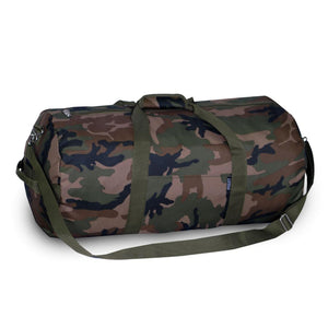 Everest 16-Inch Woodland Camouflage Round Duffel Bag C16P - 