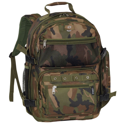 Everest Oversize Woodland Camouflage Backpack