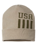 Cap America RK12 - USA-Made Patriotic Cuffed Beanie, Knit Cap - Picture 5 of 15