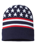 Cap America RK12 - USA-Made Patriotic Cuffed Beanie, Knit Cap - Picture 7 of 15