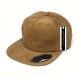 Academy Fits Corduroy Snapback Hat - 3115S - Picture 2 of 12