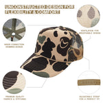 Nissun CSC - Foam Trucker Camo Hat, 5-Panel Camouflage Cap - Picture 3 of 7