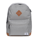 Everest Vintage Laptop Backpack Dark Grey