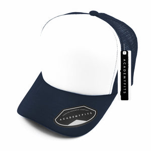 Academy Fits Foam Curve Trucker Hat Snapback - 2074W - 