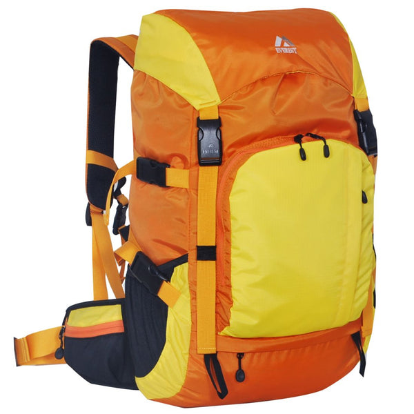 Everest Weekender Hiking Back Pack Yellow / Orange